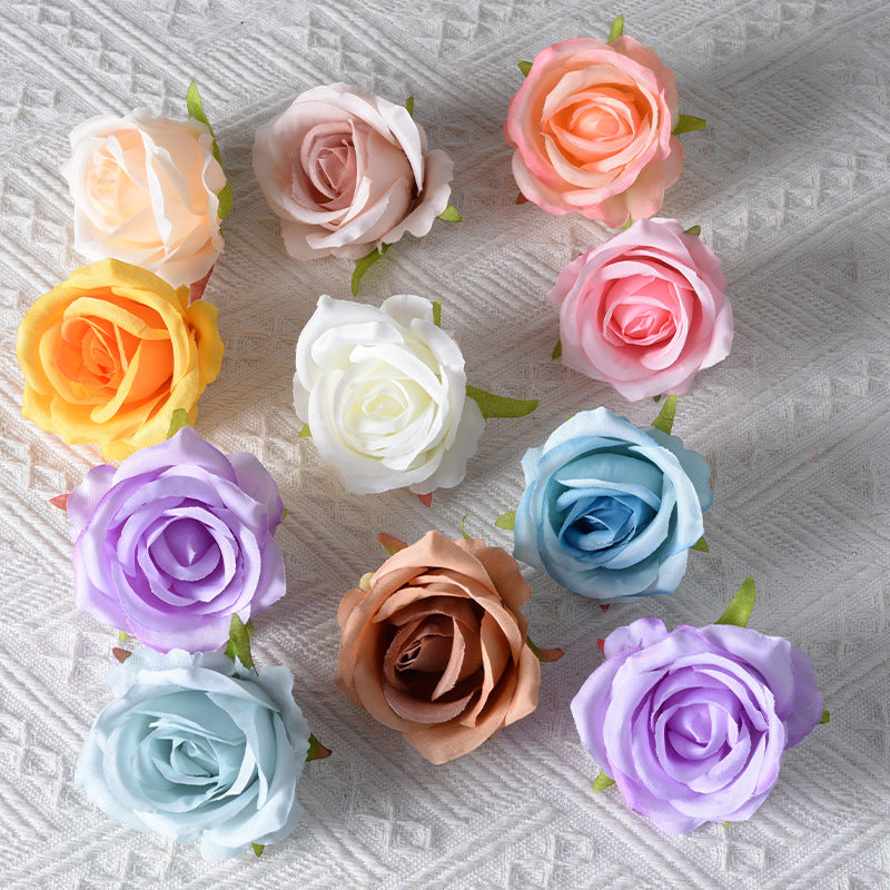 Eleganter Stoff Blumen Haarclip