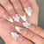 Elegante Floral Stiletto Press-On Nägel Brehn 1789085795
