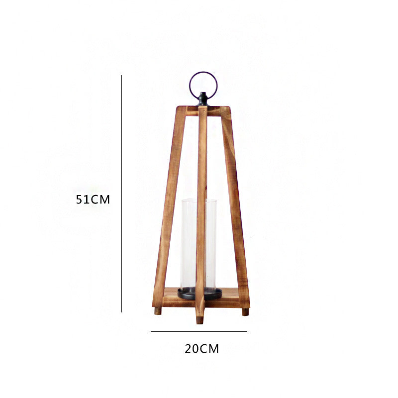 Stilvolle Laterne aus Holz Brehn