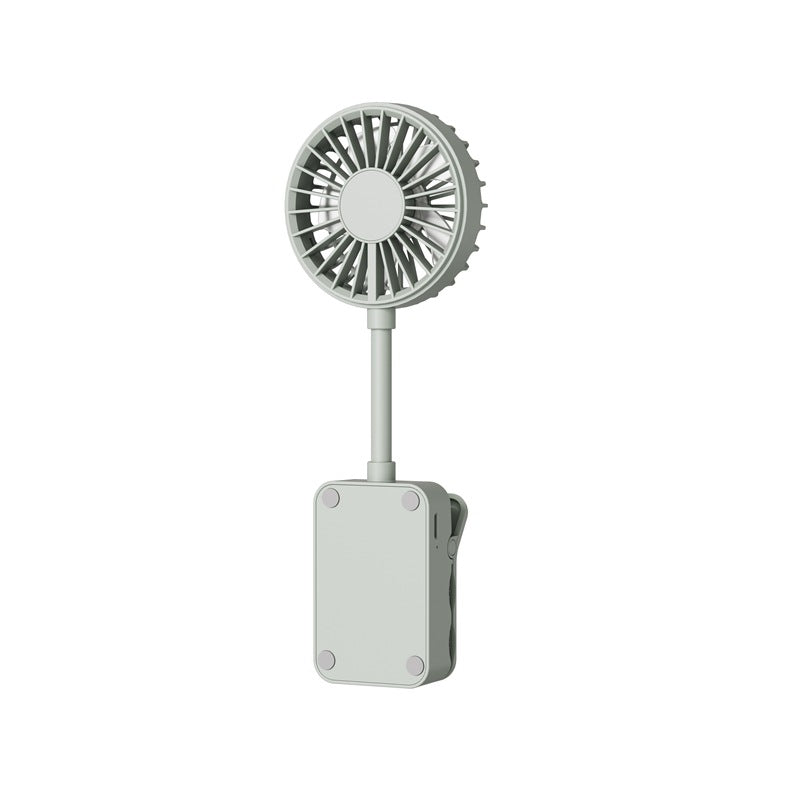 Unisex Tragbarer Akku-Lüfter mit flexiblem Neigungswinkel Brehn
