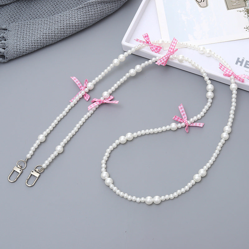 Elegante Perlen Brillenband Brehn