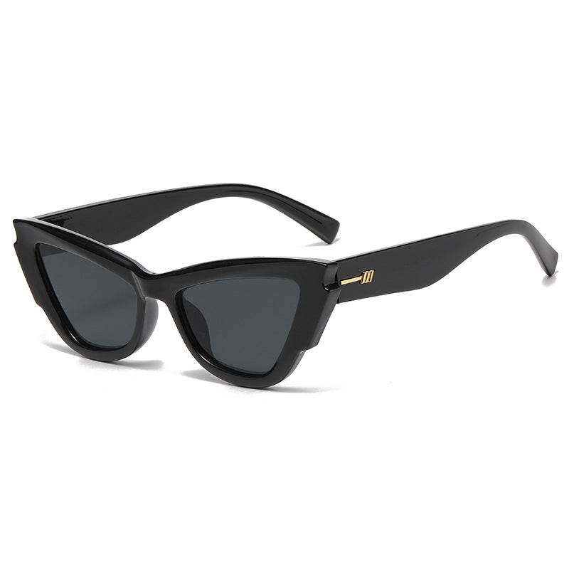 Damen modische Sonnenbrille im extravaganten Schildpatt-Design Brehn