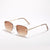Damen lässige Oversized-Sonnenbrille mit elegantem Metallrahmen Brehn