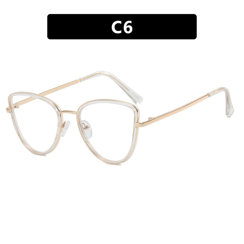 Damen extravagant geformte Brille Brehn