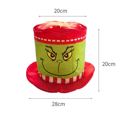 Launische Plüsch Grinch Mütze