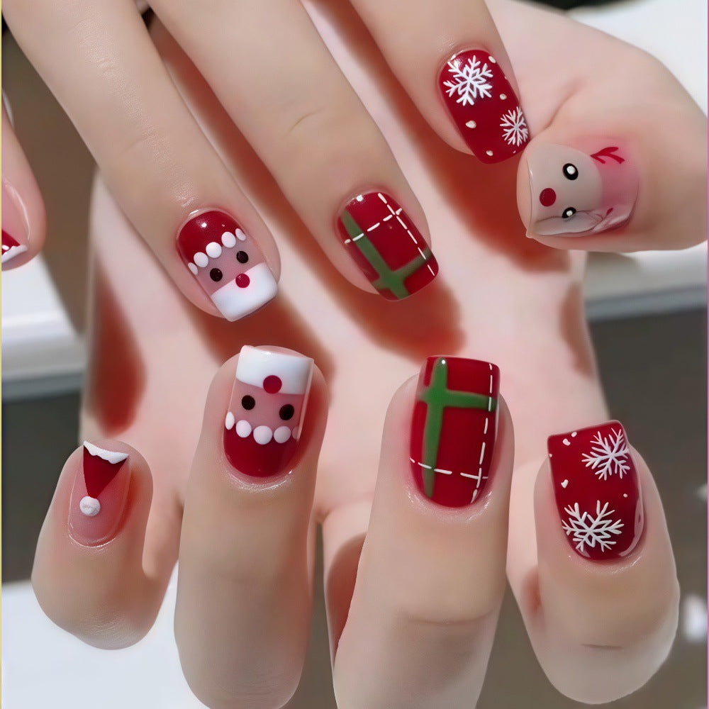 Weihnachtskunstnägel Brehn