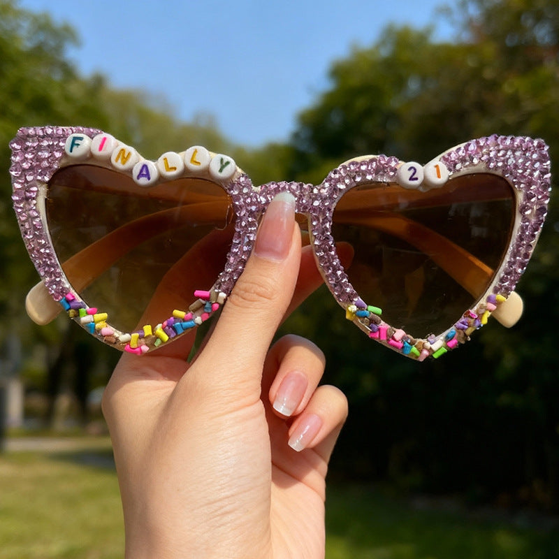 Statement Herzförmige Sonnenbrille Brehn 1787141240