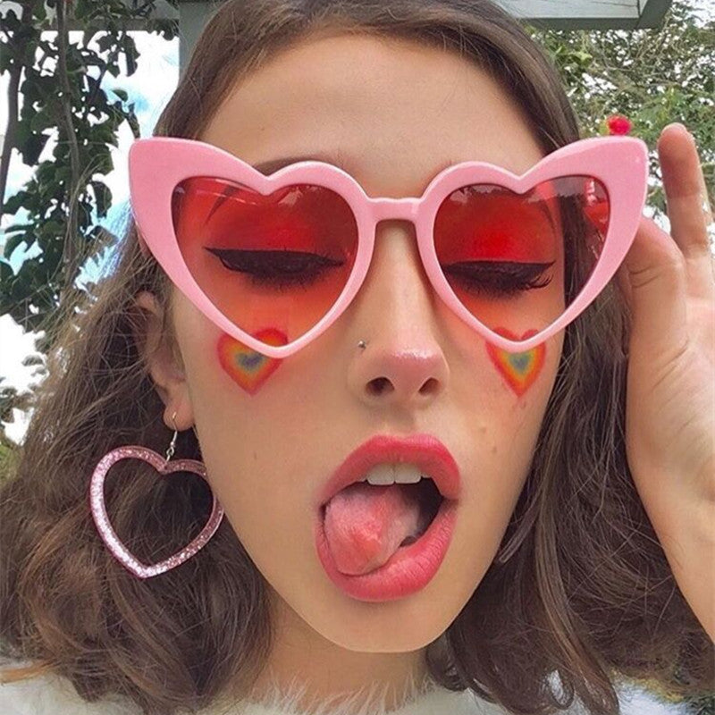 Damen Herzförmige Sonnenbrille mit polarisierenden Gläsern und hochwertigem Kunststoffrahmen Brehn