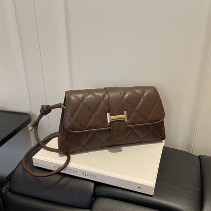 Gepolsterte Kunstleder-Clutch-Tasche