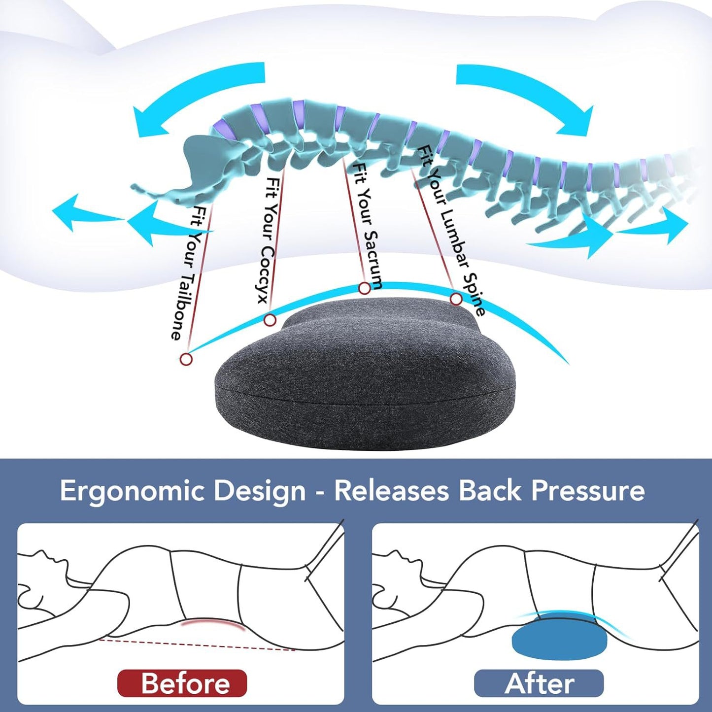 Ergonomisches Schlafkissen Brehn