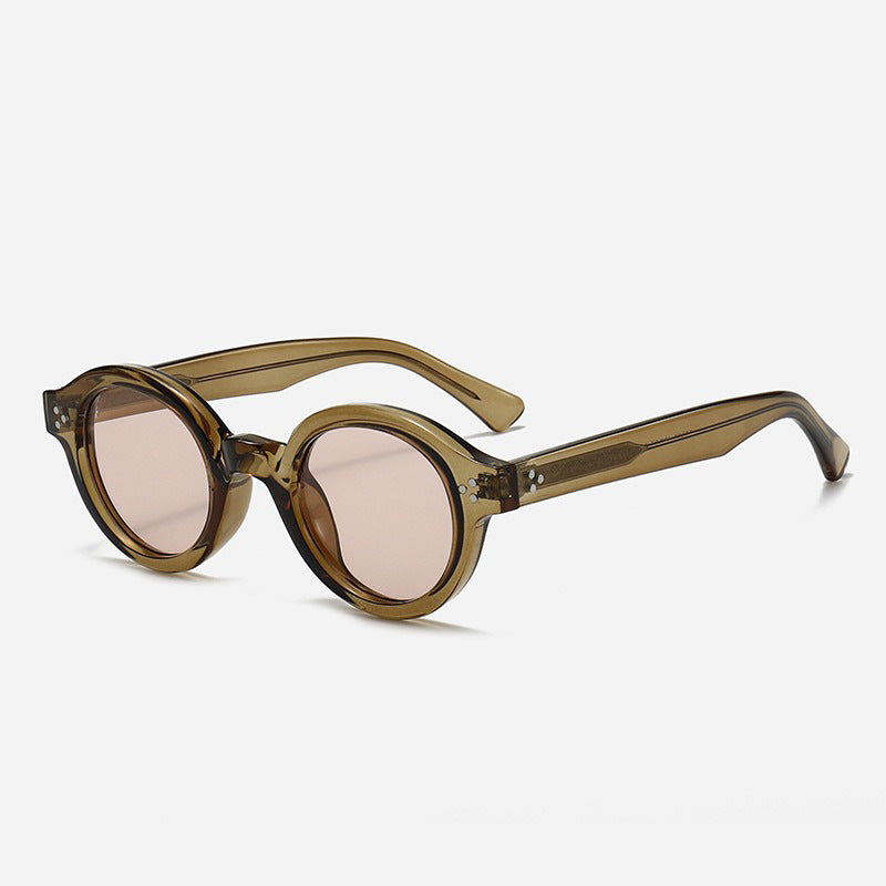 Damen Modische Rund-Sonnenbrille mit stilvollen Akzenten Brehn