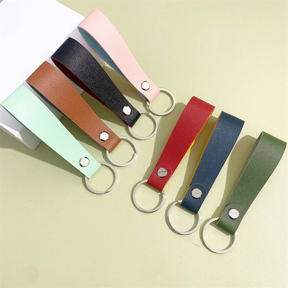 Premium Leder Schlüsselanhänger Halter Brehn