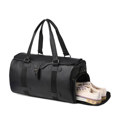 Premium Leder Wochenendreise-Duffel Tasche Brehn