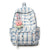 Verspielt Gittermuster Rucksack Brehn