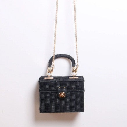 Damen Handtasche im strukturierten Korbdesign Brehn