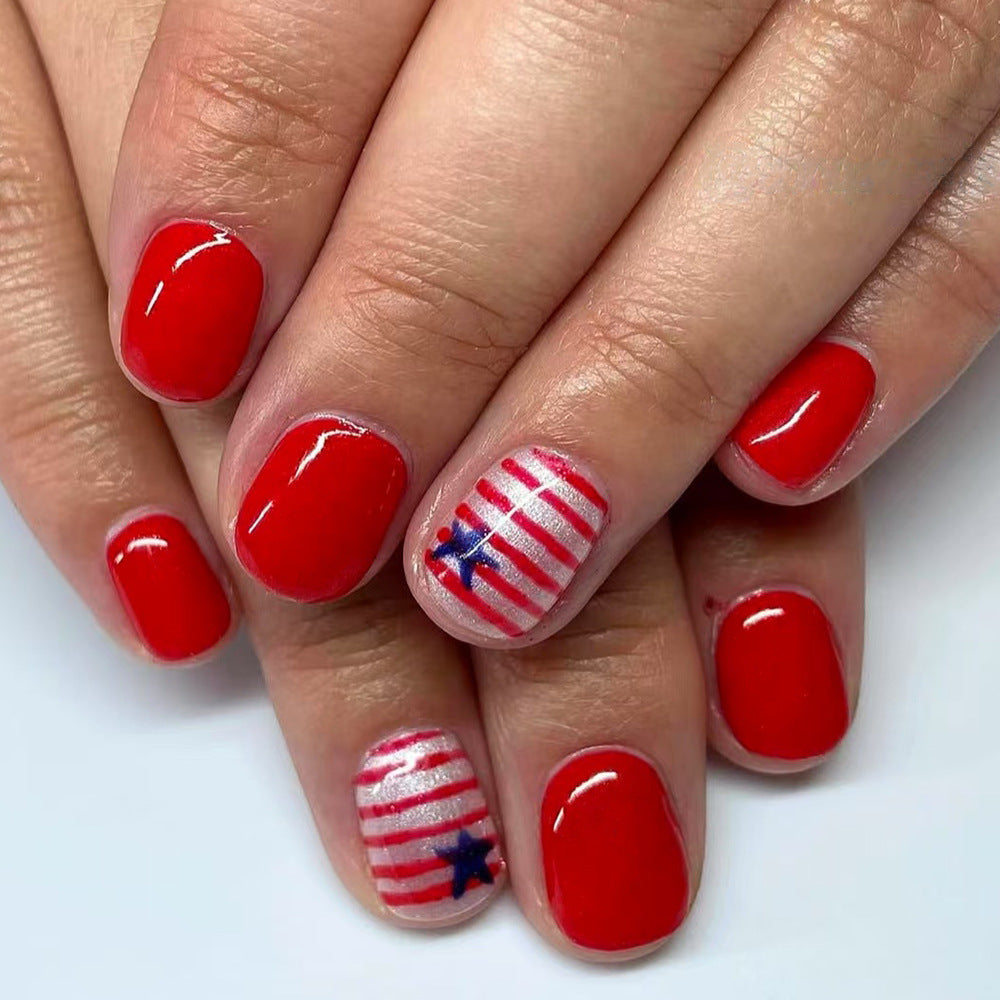 Patriotisches Nagelkunst Set Brehn