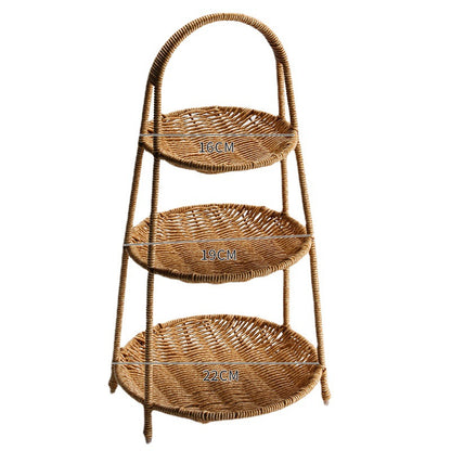 Handgefertigter Rattan Aufbewahrungskorb Brehn