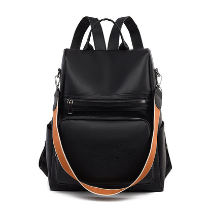 Strukturierter Leder-Reiserucksack Brehn