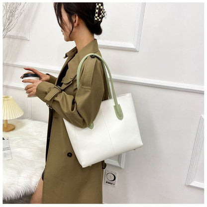 Minimalist Strukturierte Schultertasche