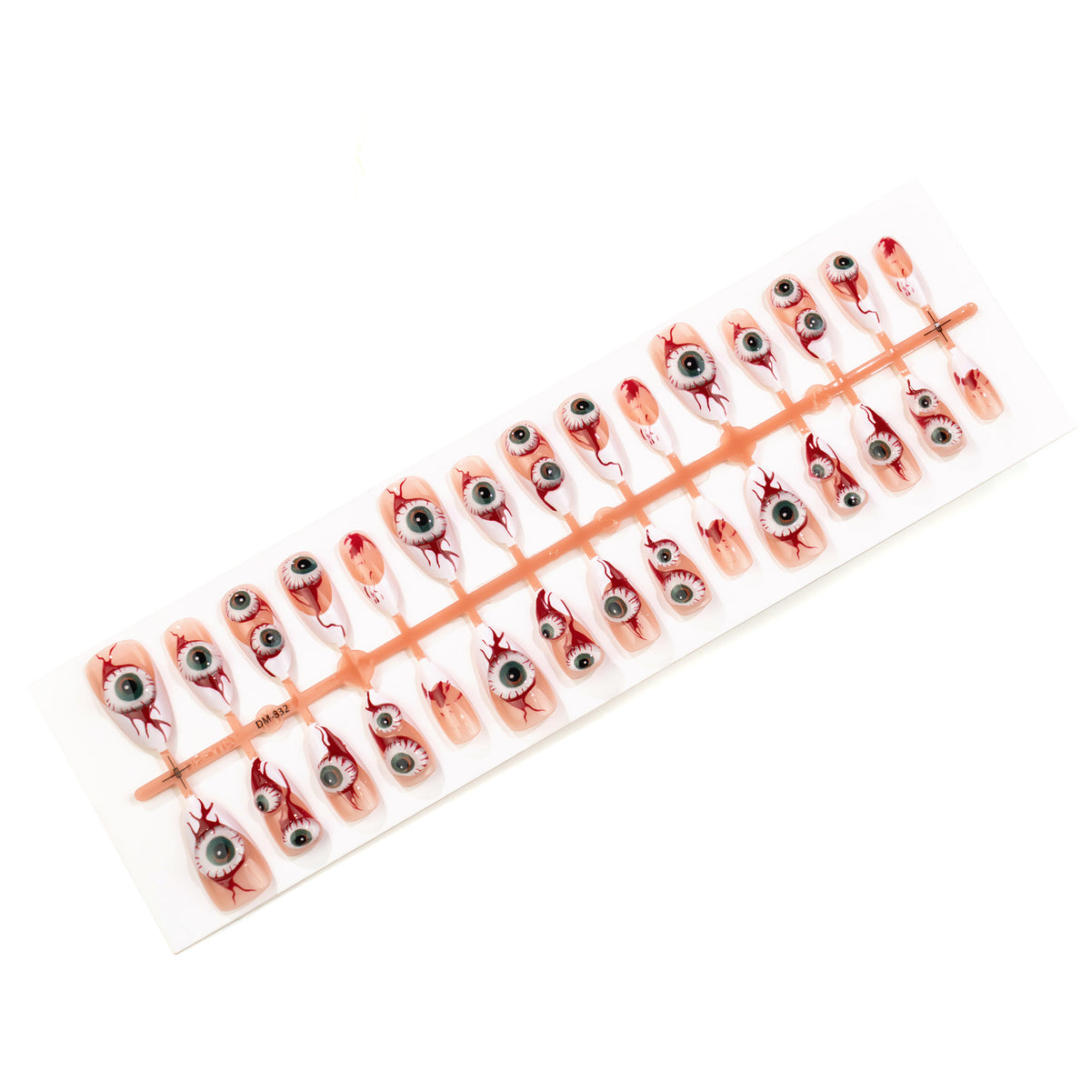 Augen-Themen Stiletto Press-On Nagelkunst Set Brehn