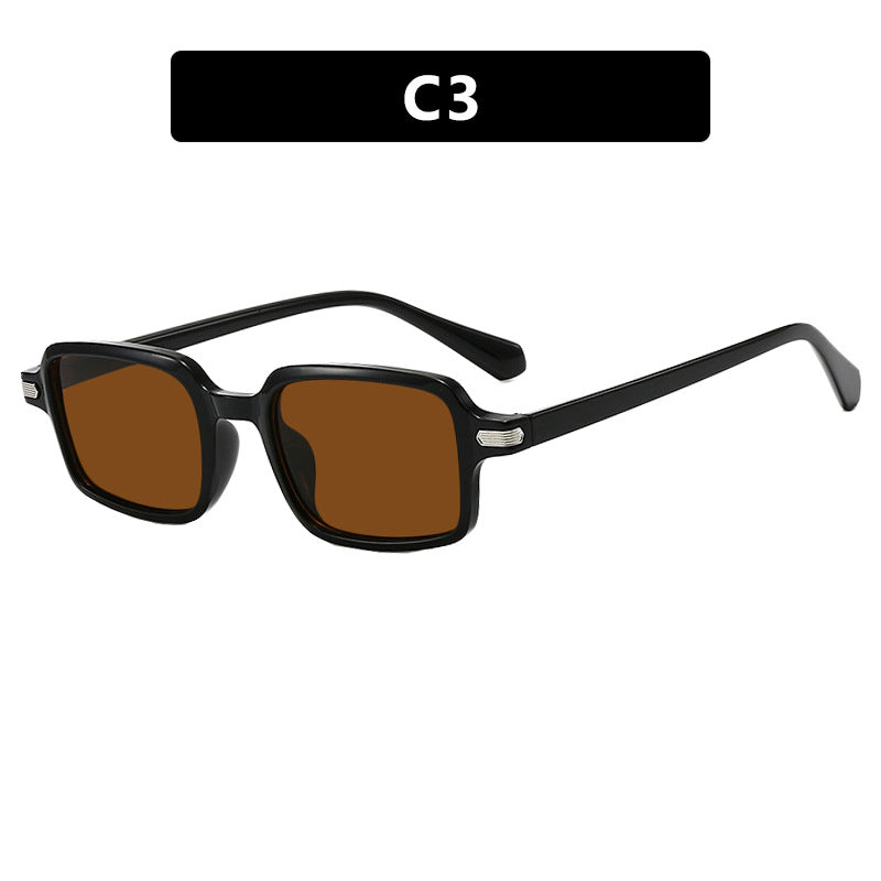 Damen quadratische Sonnenbrille mit schützendem UV-Filter und robustem Rahmen Brehn
