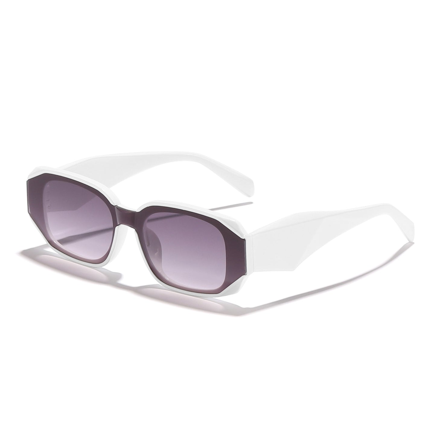Damen modische Sonnenbrille im kantigen Design mit UV-Schutz Brehn