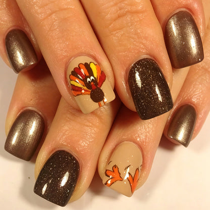 Kunstnagelset mit kreativen Oktoberfest Motiven Brehn