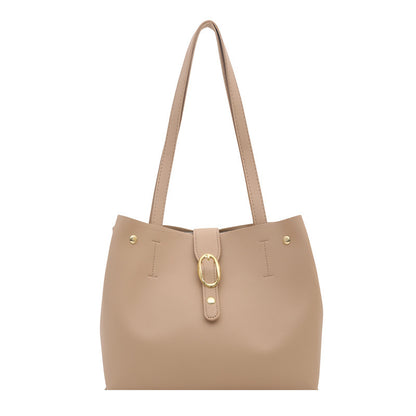 Strukturierte Leder-Shopper-Tasche Brehn