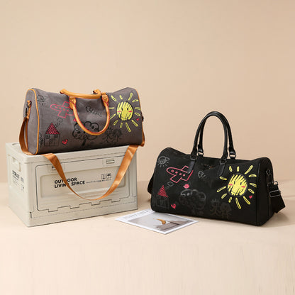 Künstlerische Canvas Reisetasche Brehn