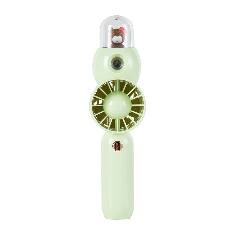 Damen Tragbarer Mini-Handventilator mit niedlichem Tiermotiv Brehn