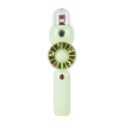 Damen Tragbarer Mini-Handventilator mit niedlichem Tiermotiv Brehn