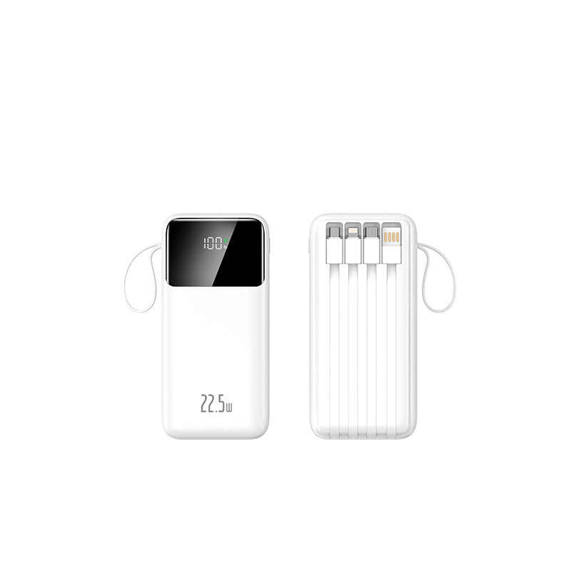 tragbare Schnelllade-Powerbank mit digitalem Display Brehn