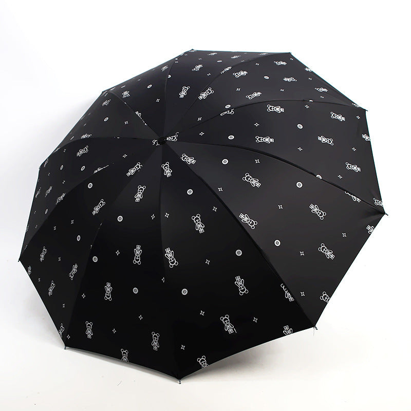 Damen verspielter und farbenfroher Regenschirm Brehn