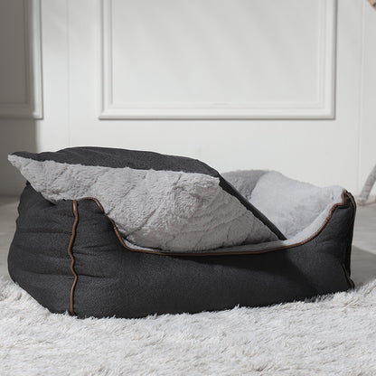 Gemütliches gestepptes Hundebett