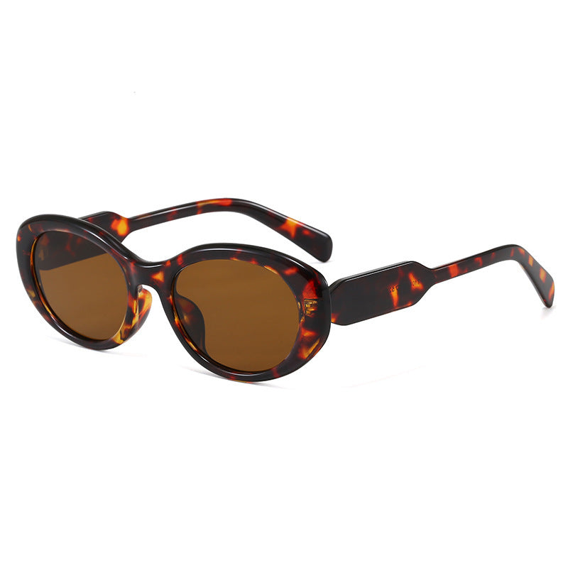 Ultra-modernes ovale Rahmen Sonnenbrille Brehn