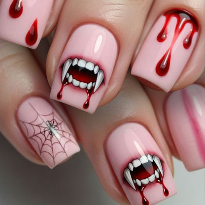 Kreatives Halloween-Themen-Nagelkunst-Set Brehn