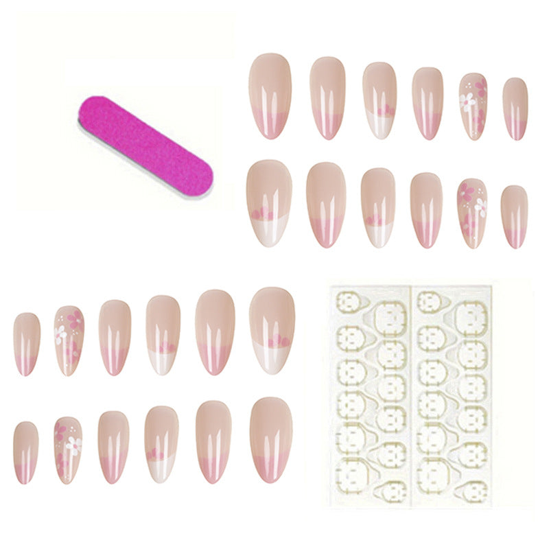 Künstlerische florale Nagelspitzen