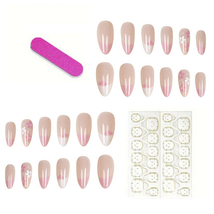 Künstlerische florale Nagelspitzen