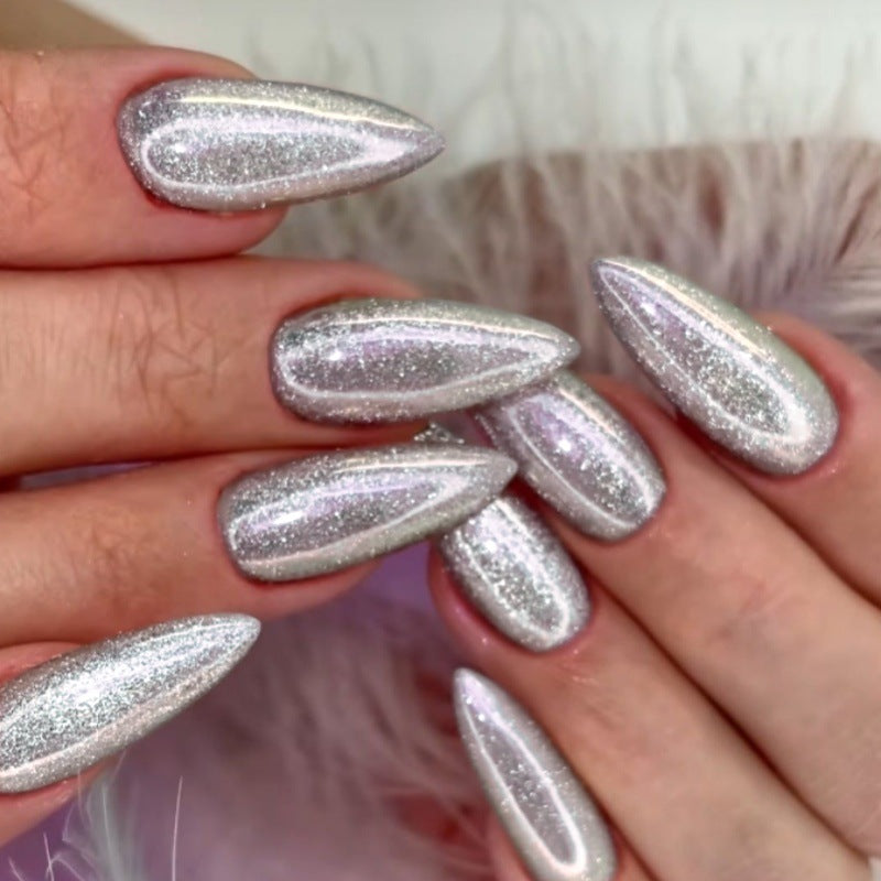 Glitzernde Stiletto Press-On Nägel Brehn