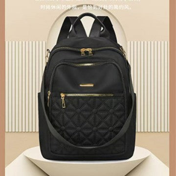 Elegante gesteppte Multi-Taschen-Rucksack Brehn