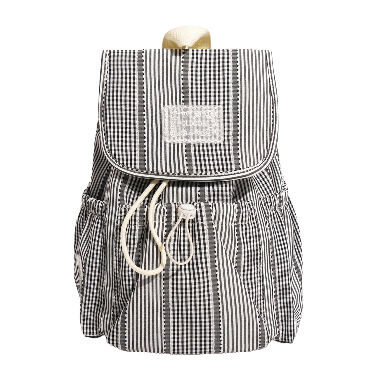 Retro-Muster Casual Rucksack