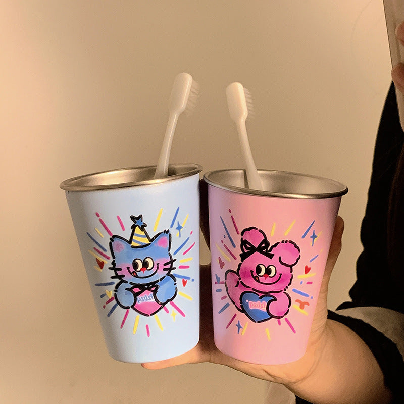 Isolierbecher mit Fröhlichem Bärenmotiv Brehn