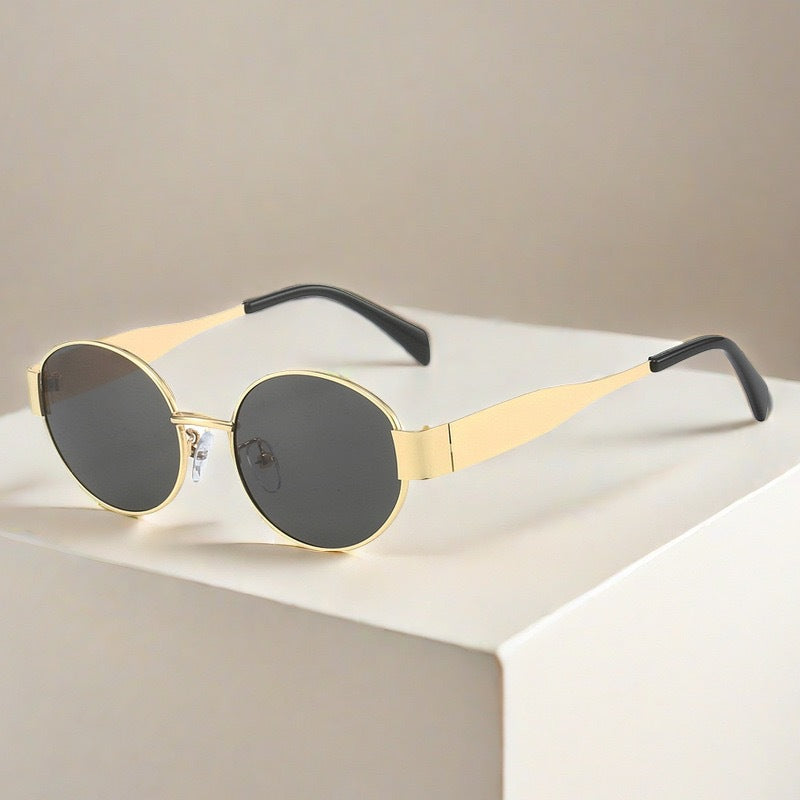 Damen stylische Metallsonnenbrille Brehn