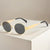 Damen stylische Metallsonnenbrille Brehn