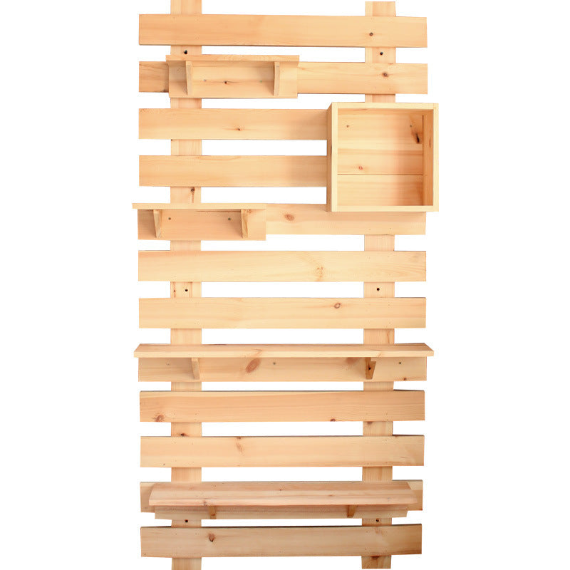 Wandregal aus hochwertigem Holz Brehn