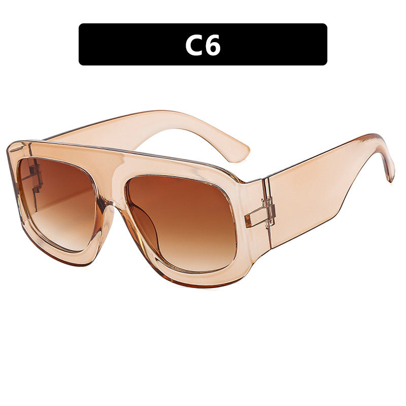 Damen modische Oversized Sonnenbrille mit markantem Design Brehn