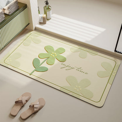 Weiche florale Badmatte Brehn