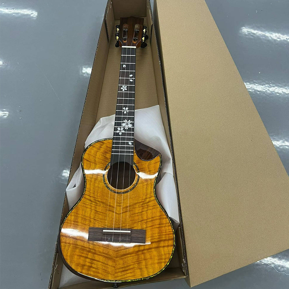 Premium Massivholz Ukulele Brehn