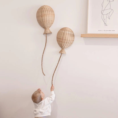 Dekorativer Wandschmuck in Form eines Heißluftballons Brehn
