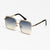 Damen modische oversized Sonnenbrille im geometrischen Design Brehn